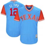 Camiseta Beisbol Hombre Texas Rangers 2017 Little League World Series Rougned Odor Azul