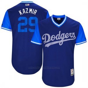 Camiseta Beisbol Hombre Los Angeles Dodgers 2017 Little League World Series Scott Kazmir Royal