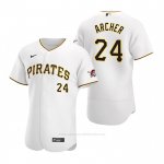 Camiseta Beisbol Hombre Pittsburgh Pirates Chris Archer Autentico 2020 Primera Blanco