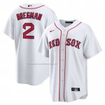 Camiseta Beisbol Hombre Boston Red Sox Alex Bregman Primera Replica Blanco