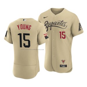 Camiseta Beisbol Hombre Arizona Diamondbacks Andrew Young 2021 City Connect Autentico Oro