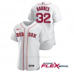 Camiseta Beisbol Hombre Boston Red Sox Matt Barnes Autentico Nike Blanco