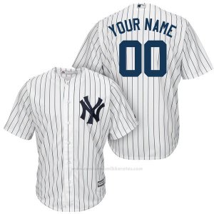 Camiseta Nino New York Yankees Personalizada Blanco