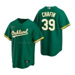 Camiseta Beisbol Hombre Oakland Athletics Andrew Chafin Alterno Replica Verde