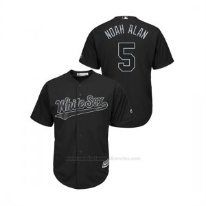 Camiseta Beisbol Hombre Chicago White Sox Yolmer Sanchez 2019 Players Weekend Noah Alan Replica Negro