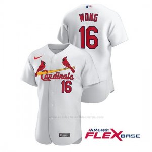 Camiseta Beisbol Hombre St. Louis Cardinals Kolten Wong Autentico Nike Blanco