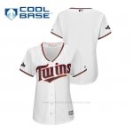 Camiseta Beisbol Mujer Minnesota Twins 2019 Postseason Cool Base Blanco