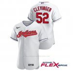 Camiseta Beisbol Hombre Cleveland Indians Mike Clevinger Autentico Nike Blanco