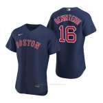 Camiseta Beisbol Hombre Boston Red Sox Andrew Benintendi Autentico Alterno 2020 Azul