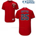 Camiseta Beisbol Hombre Minnesota Twins Byron Buxton Autentico Coleccion Scarlet Cool Base