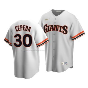 Camiseta Beisbol Hombre San Francisco Giants Orlando Cepeda Cooperstown Collection Primera Blanco