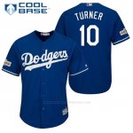 Camiseta Beisbol Hombre Los Angeles Dodgers 2017 Postemporada Justin Turner Cool Base