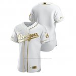 Camiseta Beisbol Hombre Los Angeles Dodgers Golden Edition Autentico Blanco