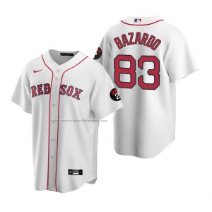 Camiseta Beisbol Hombre Boston Red Sox Eduard Bazardo Primera Blanco