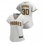 Camiseta Beisbol Mujer San Diego Padres Eric Hosmer Replica 2020 Primera Blanco