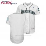 Camiseta Beisbol Hombre Seattle Mariners Blanco 2018 Dia del Padre Flex Base