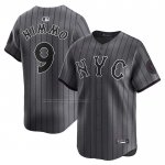 Camiseta Beisbol Hombre New York Mets Brandon Nimmo Limited Negro