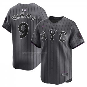 Camiseta Beisbol Hombre New York Mets Brandon Nimmo Limited Negro