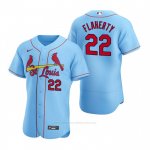 Camiseta Beisbol Hombre St. Louis Cardinals Jack Flaherty Autentico 2020 Alterno Azul