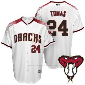 Camiseta Beisbol Hombre Arizona Diamondbacks 24 Yasmany Tomas 1ª Blancoe