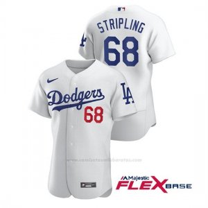 Camiseta Beisbol Hombre Los Angeles Dodgers Ross Stripling Autentico Nike Blanco