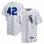 Camiseta Beisbol Hombre Chicago White Sox 2025 Jackie Robinson Day Primera Replica Blanco