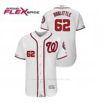 Camiseta Beisbol Hombre Washington Nationals Sean Doolittle 150th Aniversario Patch Flex Base Blanco