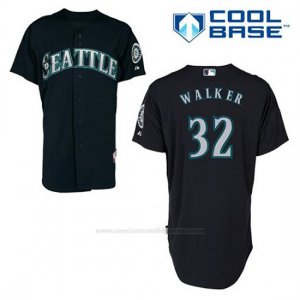 Camiseta Beisbol Hombre Seattle Mariners Taijuan Walker 32 Azul Azul Alterno Cool Base