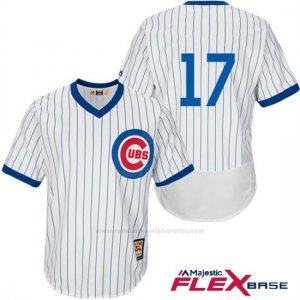 Camiseta Beisbol Hombre Chicago Cubs 17 Kris Bryant Flex Base Autentico Coleccion