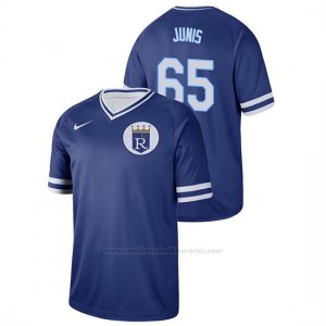 Camiseta Beisbol Hombre Kansas City Royals Jakob Junis Cooperstown Collection Legend Azul
