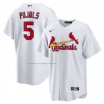 Camiseta Beisbol Hombre St. Louis Cardinals Albert Pujols Retired Primera Replica Blanco Camiseta Beisbol Hombre St. Louis Cardinals Albert Pujols Retired Primera Replica Blanco