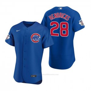 Camiseta Beisbol Hombre Chicago Cubs Kyle Hendricks Autentico 2020 Alterno Azul
