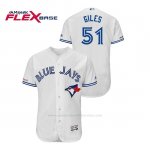 Camiseta Beisbol Hombre Toronto Blue Jays Ken Giles 150th Aniversario Patch Autentico Flex Base Blanco