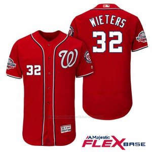 Camiseta Beisbol Hombre Washington Nationals Matt Wieters Scarlet 2018 All Star Alterno Flex Base