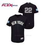 Camiseta Beisbol Hombre New York Yankees Jacoby Ellsbury 2019 Entrenamiento de Primavera Alternato Flex Base Azul