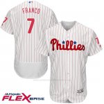 Camiseta Beisbol Hombre Philadelphia Phillies Maikel Franco Blanco Flex Base Autentico Coleccion