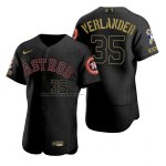 Camiseta Beisbol Hombre Houston Astros Justin Verlander Negro 2021 Salute To Service