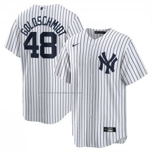 Camiseta Beisbol Hombre New York Yankees Paul Goldschmidt Primera Replica Blanco