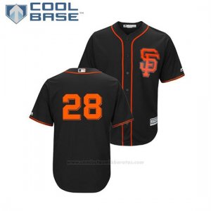 Camiseta Beisbol Hombre San Francisco Giants Buster Posey Cool Base Alterno Replica Negro