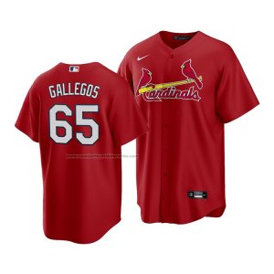 Camiseta Beisbol Hombre St. Louis Cardinals Giovanny Gallegos Replica Alterno Rojo