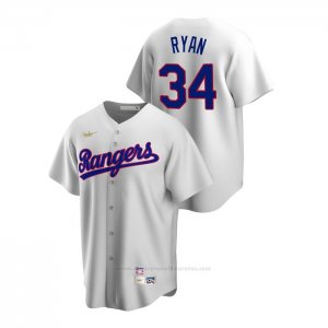 Camiseta Beisbol Hombre Texas Rangers Nolan Ryan Cooperstown Collection Primera Blanco