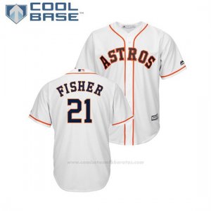 Camiseta Beisbol Hombre Astros Derek Fisher Cool Base 1ª Blanco