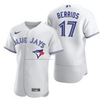 Camiseta Beisbol Hombre Toronto Blue Jays Jose Berrios Autentico Primera Blanco Azul