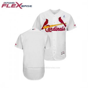 Camiseta Beisbol Hombre St. Louis Cardinals Blanco 2018 Dia del Padre Flex Base