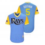 Camiseta Beisbol Hombre Rays Matt Duffy 2018 Llws Players Weekend Duffman Light Toronto Blue Jays