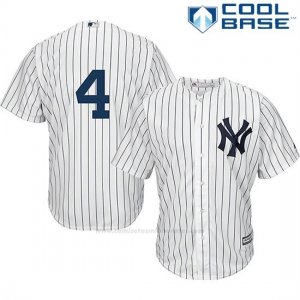 Camiseta Beisbol Hombre New York Yankees Lou Gehrig Blanco Cool Base