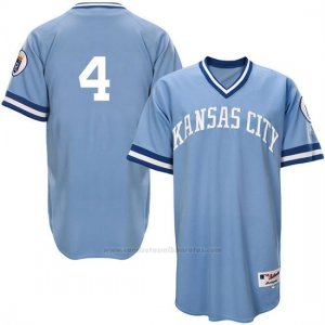 Camiseta Beisbol Hombre Kansas City Royals Alex Gordon Light Azul Turn Back The Clock