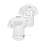 Camiseta Beisbol Hombre Minnesota Twins C.j. Cron 2019 Players Weekend Replica Blanco