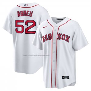 Camiseta Beisbol Hombre Boston Red Sox Wilyer Abreu Primera Replica Blanco