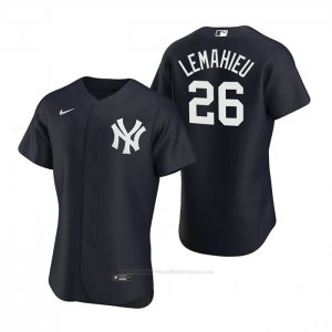 Camiseta Beisbol Hombre New York Yankees Dj Lemahieu Autentico Alterno 2020 Azul